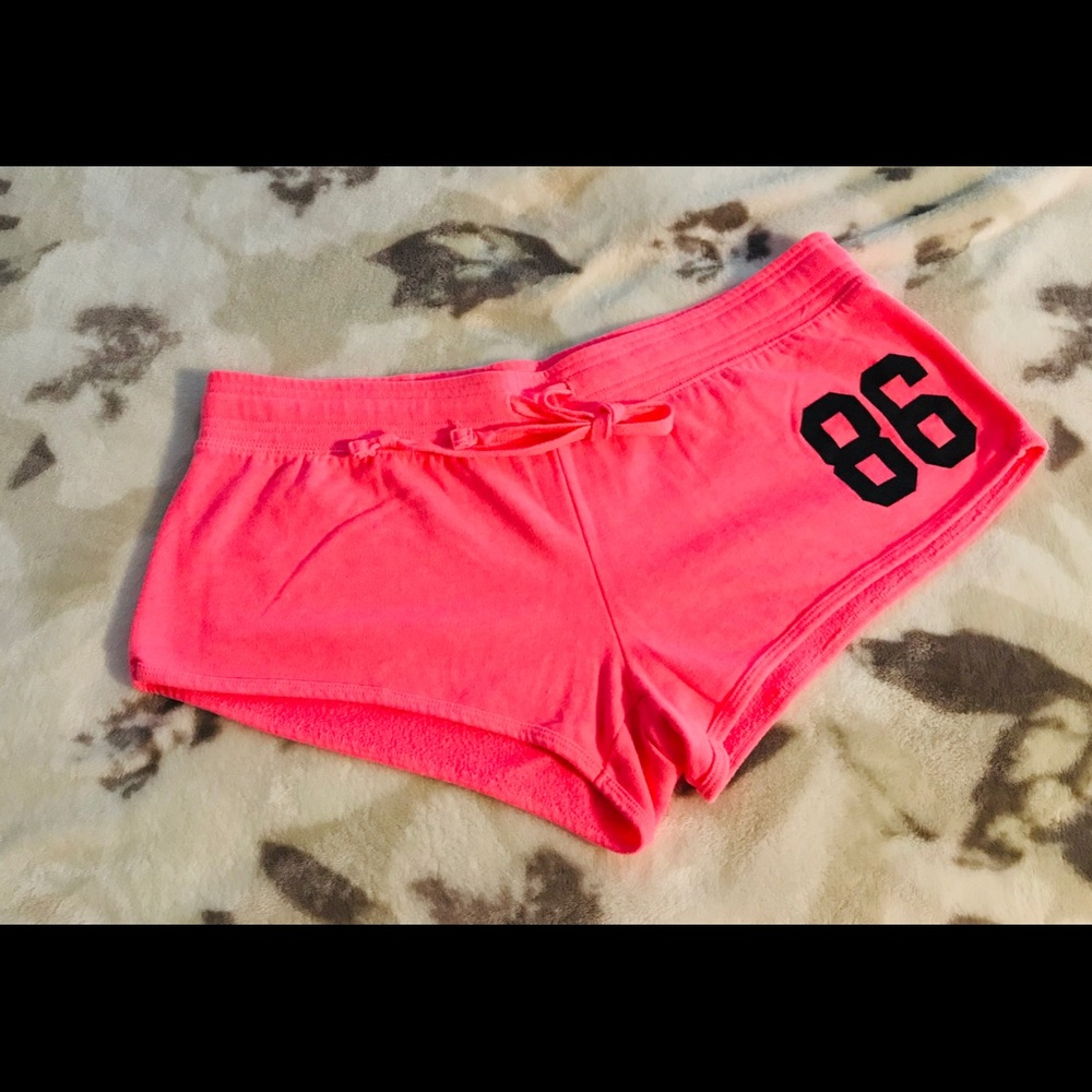 VS Pink Lounge drawstring shorts
